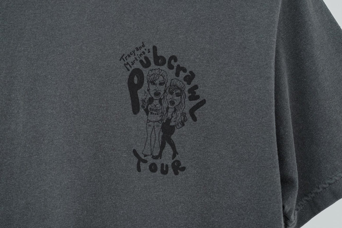 Grey Pubcrawl Tee