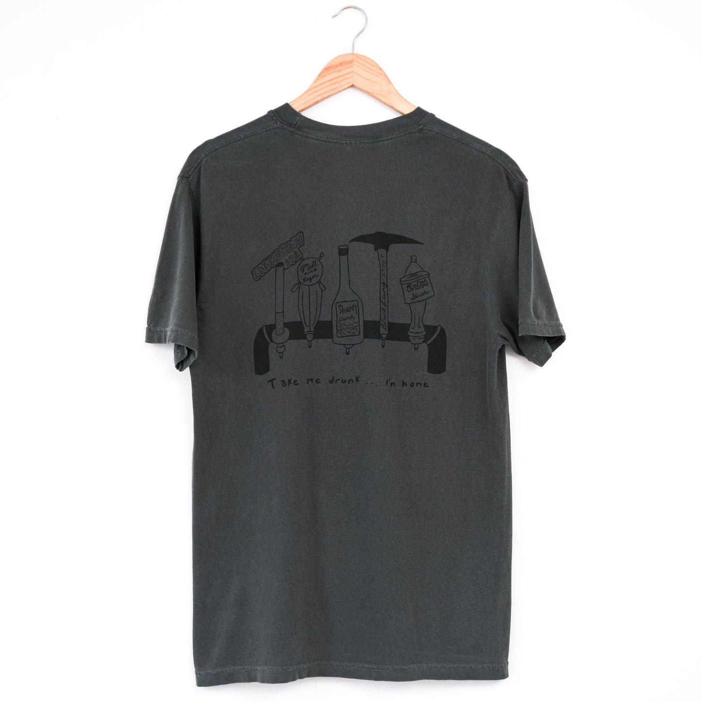 Grey Pubcrawl Tee
