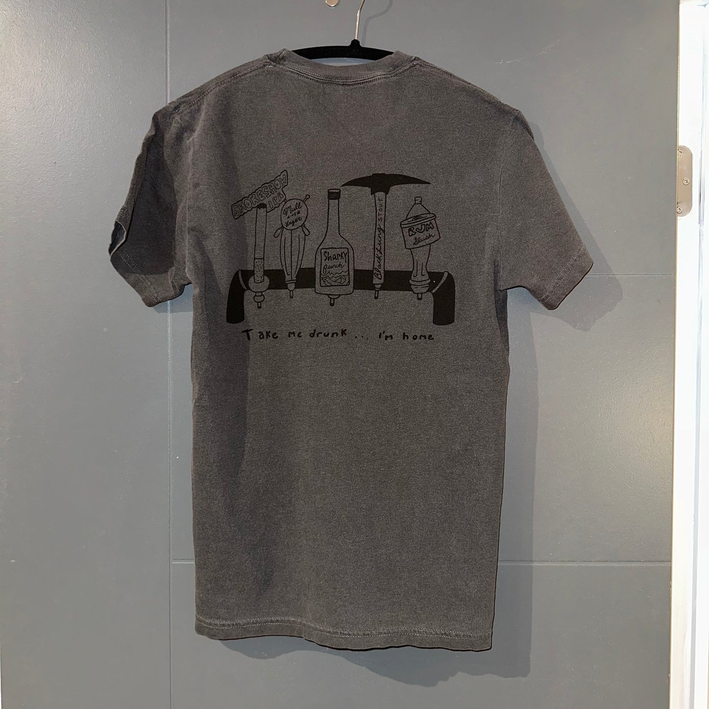 Grey Pubcrawl Tee