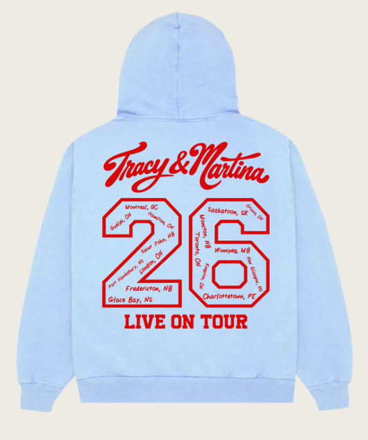 Blue hoodie